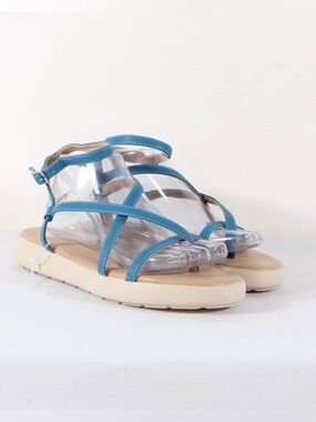 Journee Collection Womens Jeselia Blue Strap Sandals